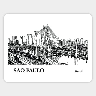 Sao Paulo Brazil Magnet